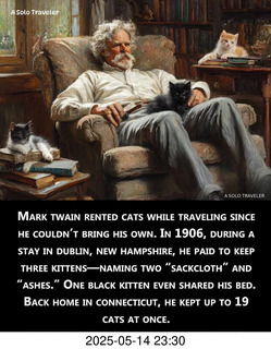 Facebook - Mark Twain cats