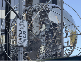 Midtown Manhattan - globe sculpture