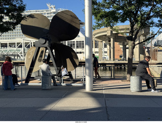 Midtown Manhattan - Intrepid Museum - propeller