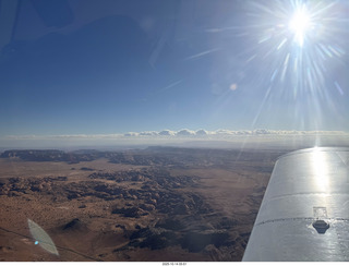 shanley pics - aerial - near Monument Valley
