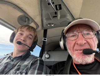 75 a2n. Tyler and Adam flying N8377W