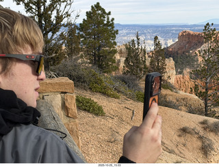 107 a2n. Bryce Canyon National Park - Tyler taking a picture