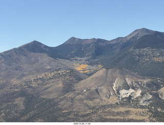 261 a2n. aerial - Humphrey's Peak with yellow-turning leaves