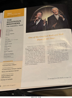 Philadelphia Ballet - Evening of Horrors program