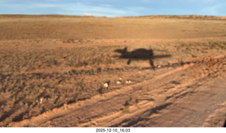 310 a2q. aerial - Utah - backcountry flying - our shadow