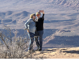 338 a2q. Utah - Canyonlands National Park - Heather and Tyler taking a selfie picture