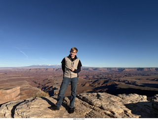 377 a2q. Utah - Canyonlands National Park - Buck Overlook - Tyler
