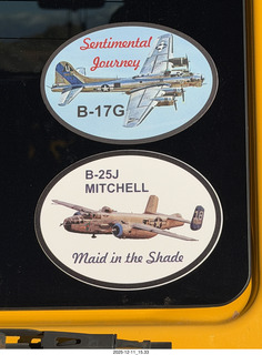 384 a2q. Utah - Canyonlands National Park - stickers on somebody else's car