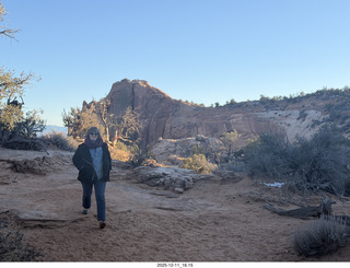 451 a2q. Utah - Canyonlands National Park - Mesa Arch hike - Heather