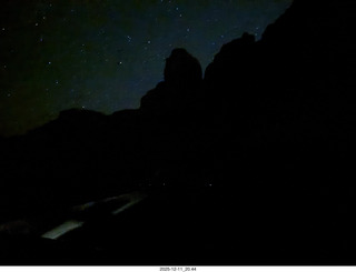 594 a2q. Utah - just outside Moab - night