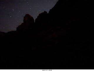 605 a2q. Utah - just outside Moab - night
