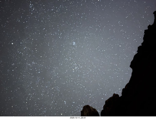 613 a2q. Utah - just outside Moab - night