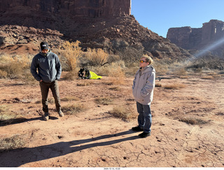 31 a2q. Utah - Mineral Canyon airstrip - yellow Husky NII8WY pilot and Tyler