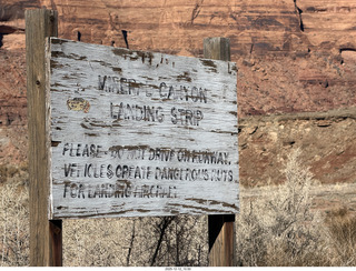 80 a2q. Utah - Mineral Canyon sign