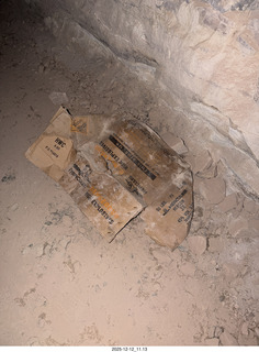 122 a2q. Utah - Mineral Canyon hike - inside the mine