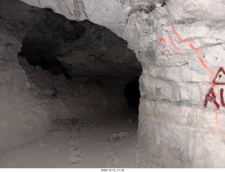 129 a2q. Utah - Mineral Canyon hike - inside the mine