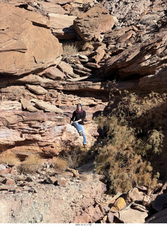 198 a2q. Utah -  Mineral Canyon hike - Heather