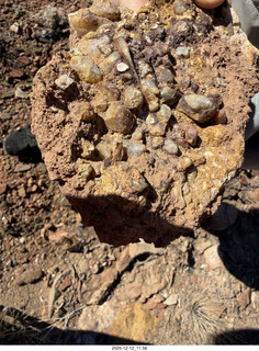 241 a2q. Utah -  Mineral Canyon hike - interesting rock