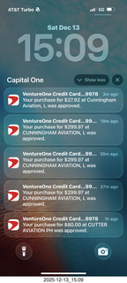 180 a2q. iphone lots of fuel charges