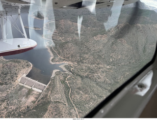 aerial - Barlett Reservoir dam