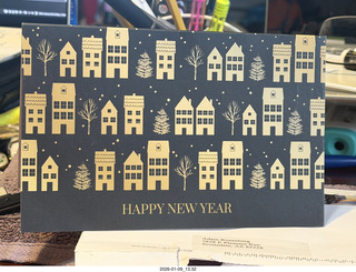 Linda Leblang New Year's card
