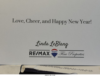 Linda Leblang New Year's card