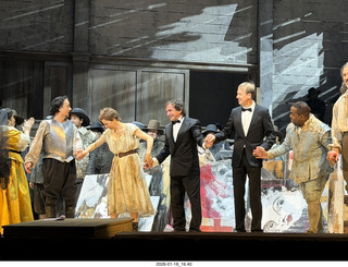 New York City - Manhattan - Lincoln Center - Metropolitan Opera - I Puritani - raising the chandeliers