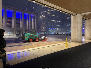 New York City - Manhattan - Lincoln Center  - snow plow