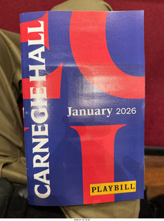 New York City - Manhattan - Carnegie Hall - Sir Karl Jenkins program