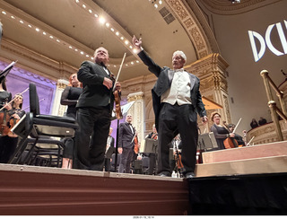 New York City - Manhattan - Carnegie Hall - Sir Karl Jenkins - Adam and seat-neighbor from London