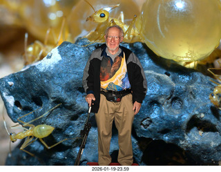 New York City - Manhattan - American Museum of Natural History  - Adam with rocket for godson Anthony