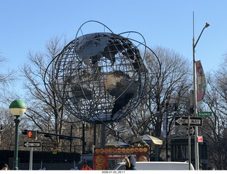 New York City - Manhattan - to Carnegie Hall  - earth-sphere sculpture