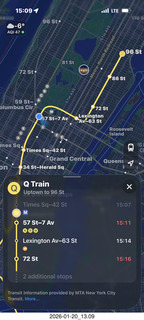 New York City - Manhattan - travel map