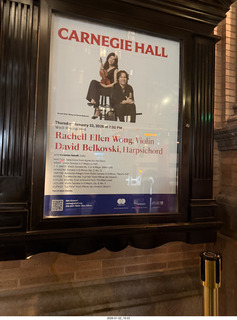 New York City - Manhattan - Carnegie Hall tour - museum