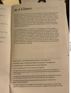 New York City - Manhattan - Carnegie Hall - Rachell Ellen Wong and David Belkovski program