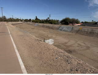 Arizona Canal - no water in it