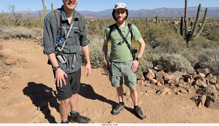 Scottsdale - Granite Mountain Hike - two interesting fellows