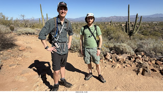 Scottsdale - Granite Mountain Hike - two interesting fellows