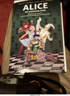 Ballet Arizona - Alice in Wonderland program