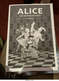 Ballet Arizona - Alice in Wonderland program