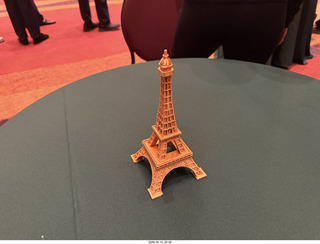 Ballet Arizona - Alice in Wonderland - after the show - silly eiffel tower model on table