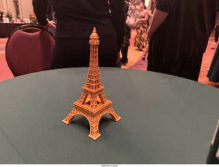 Ballet Arizona - Alice in Wonderland - after the show - silly eiffel tower model on table