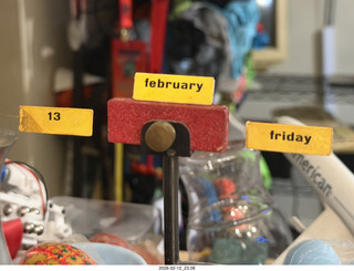 my calendar for Friday the Thirteenth