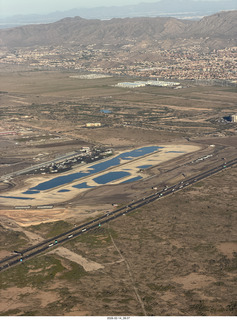 aerial - Firebird Lake with a lot of water missing