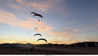Arizona Flying Circus - PPGs - sunset