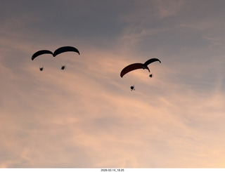 Arizona Flying Circus - PPGs - sunset