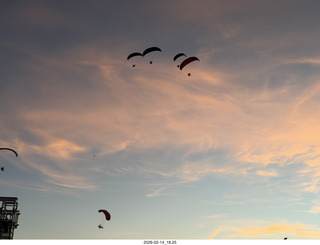 Arizona Flying Circus - PPGs - sunset