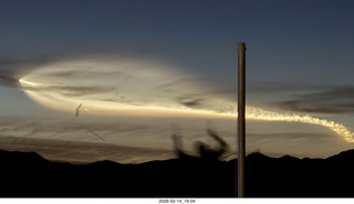 Arizona Flying Circus - man figure - sunset