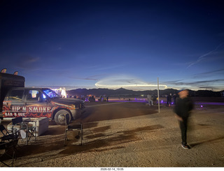 Arizona Flying Circus - man figure - night