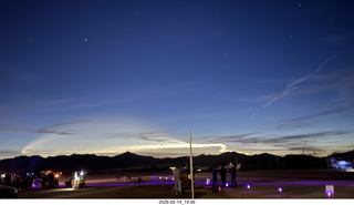 Arizona Flying Circus - night - Elon Musk launch contrail